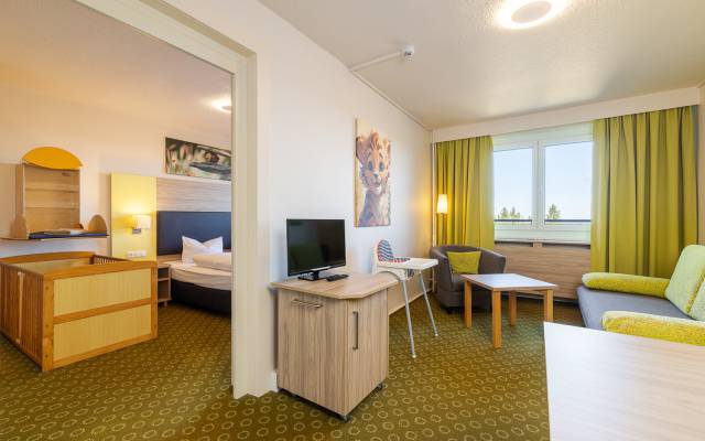 Apartment with baby equipment