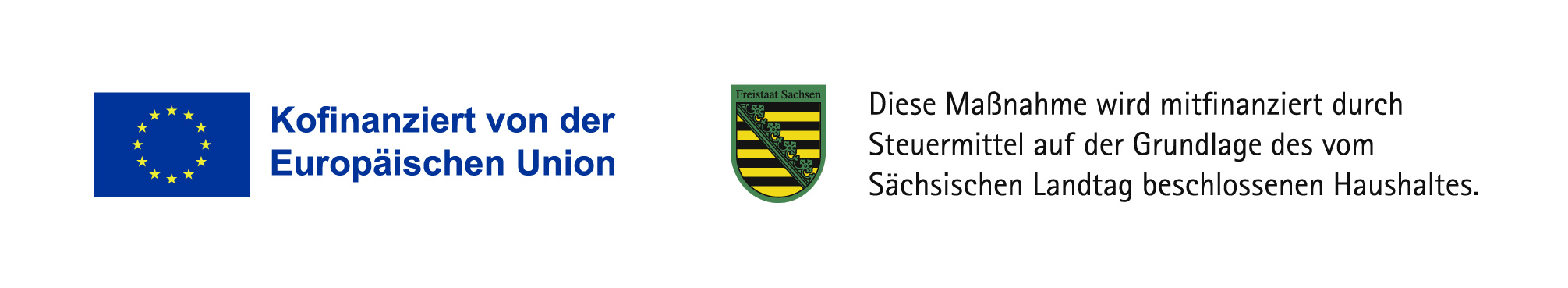Kofinanziert Europäische Union + Freistaat Sachsen